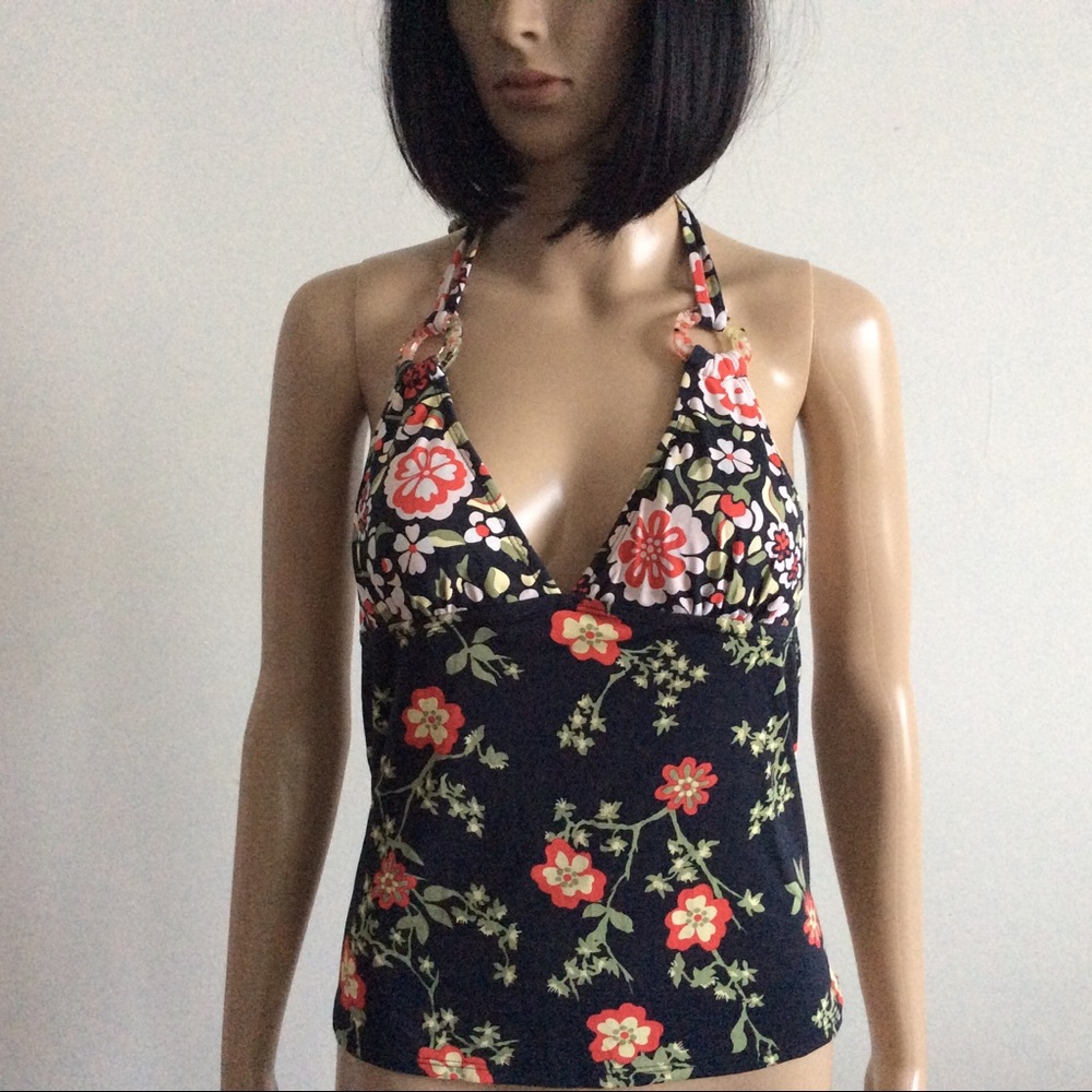 Floral Bathing Suit Top